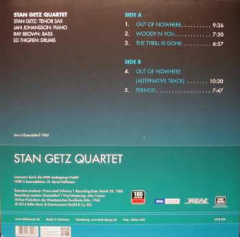 LP Stan Getz Quartet: Live In Duesseldorf 1960