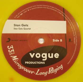 LP Stan Getz Quartet: The Stan Getz Quartet CLR