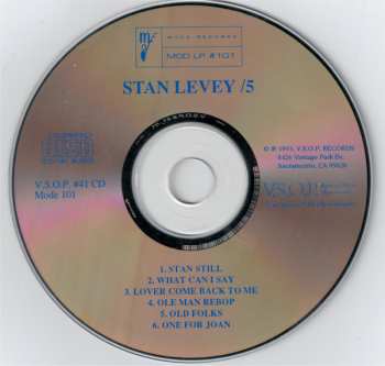 CD Stan Levey Quintet: Stan Levey Quintet