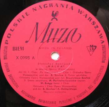 2LP Stanisław Moniuszko: "Halka" W Dawnej Operze Warszawskiej