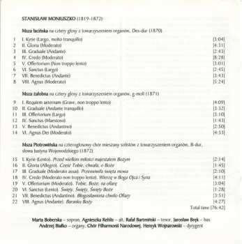 CD Stanisław Moniuszko: Masses