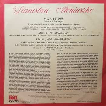 LP Stanisław Moniuszko: Msza Es-dur, Motet "Ne Memineris", Psalm "Vide Humilitatem"