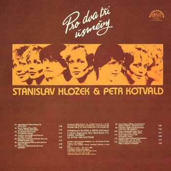 LP Stanislav Hložek & Petr Kotvald: Pro Dva Tři Úsměvy