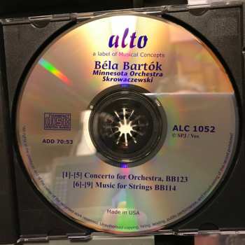 CD Béla Bartók: Bartók: Concerto For Orchestra