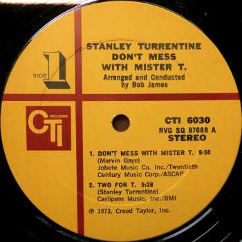 CD Stanley Turrentine: Don't Mess With Mister T