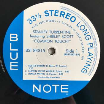 LP Stanley Turrentine: Common Touch