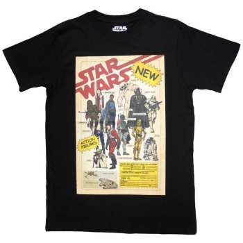 Merch Star Wars: Star Wars Unisex T-shirt: Action Figures (small) S