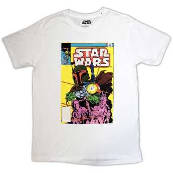 Merch Star Wars: T-shirt Boba Fett Comic Cover