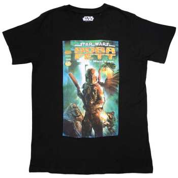 Merch Star Wars: Star Wars Unisex T-shirt: Boba Fett Comic Cover (small) S