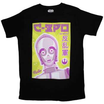 Merch Star Wars: T-shirt C-3po Japanese