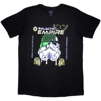 Merch Star Wars: Star Wars Unisex T-shirt: Galactic Empire Melted Mask (medium) M