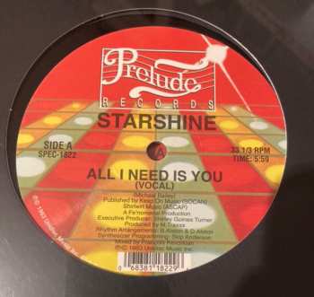 LP Starshine: All I Need Is You