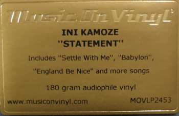 LP Ini Kamoze: Statement
