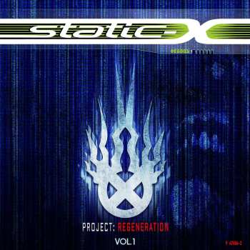 LP Static-X: Project Regeneration Volume 1 (blue/green Swirl Vinyl)