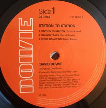 LP David Bowie: Station To Station