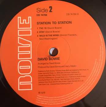LP David Bowie: Station To Station
