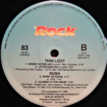 LP Status Quo: Status Quo / Thin Lizzy / Rush