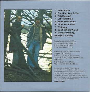 3CD/Doos Stealers Wheel: The A&M Years