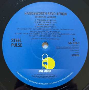 2LP Steel Pulse: Handsworth Revolution LTD