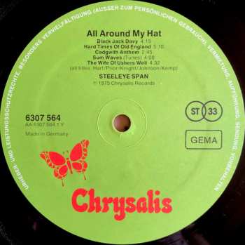 LP Steeleye Span: All Around My Hat