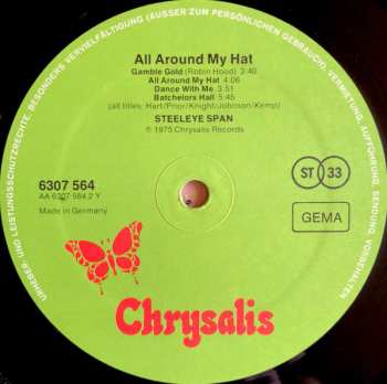 LP Steeleye Span: All Around My Hat
