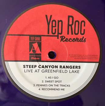2LP Steep Canyon Rangers: Live At Greenfield Lake LTD | CLR