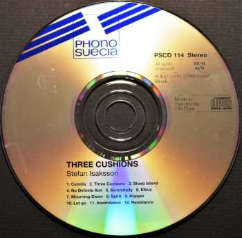 CD Stefan Isaksson: Three Cushions