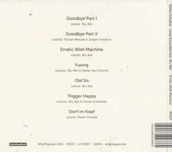 CD Stefan Schultze Large Ensemble: Erratic Wish Machine
