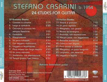 CD Adriano Sebastiani: 24 Etudes For Guitar