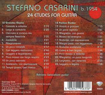 CD Adriano Sebastiani: 24 Etudes For Guitar