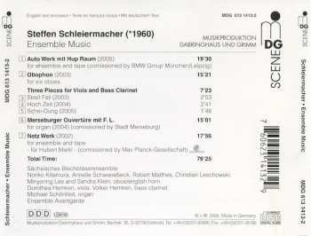 CD Steffen Schleiermacher: Ensemble Music