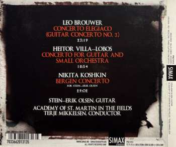 CD Stein-Erik Olsen: Three Guitar Concertos