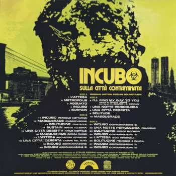 2LP Stelvio Cipriani: Nightmare City (Incubo Sulla Città Contaminata) CLR