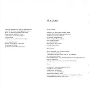 CD Stephan Eicher: Louanges