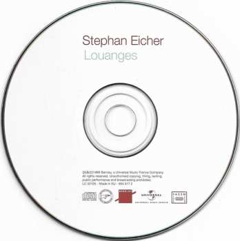 CD Stephan Eicher: Louanges