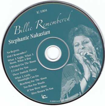 CD Stephanie Nakasian: Billie Remembered (The Classic Songs Of Billie Holiday)