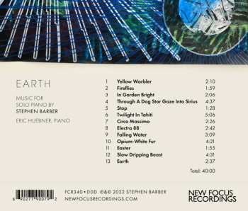 CD Eric Huebner: Earth - Music For Solo Piano