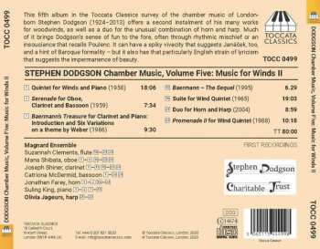 CD Stephen Dodgson: Chamber Music, Volume Five: Music For Winds II