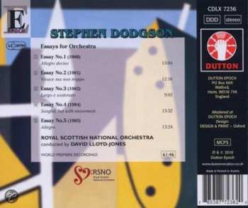 CD Royal Scottish National Orchestra: Essays For Orchestra Nos. 1-5