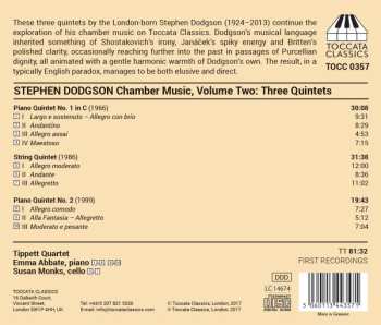 CD Tippett Quartet: Chamber Music, Volume Two: Three Quintets