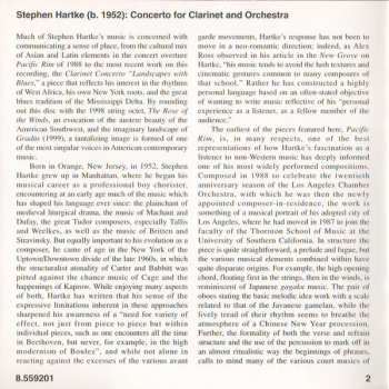 CD Michael Stern: Clarinet Concerto • The Rose Of The Winds • Pacific Rim • Gradūs