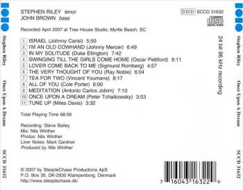 CD Stephen Riley: Once Upon A Dream