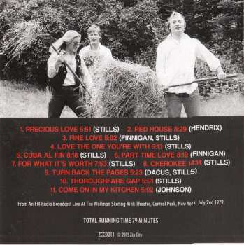 CD Stephen Stills: Central Park 1979