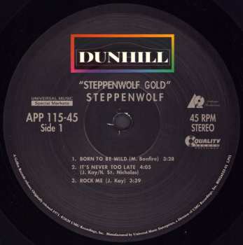 2LP Steppenwolf: Gold (Their Great Hits)
