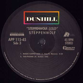 2LP Steppenwolf: Gold (Their Great Hits)