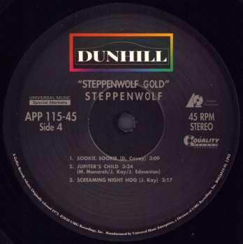 2LP Steppenwolf: Gold (Their Great Hits)