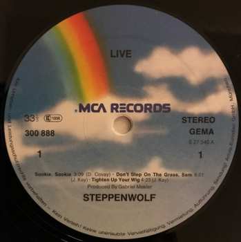 2LP Steppenwolf: Live