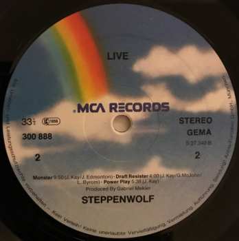 2LP Steppenwolf: Live
