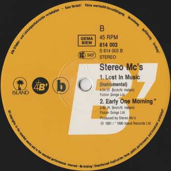 LP Stereo MC's: Lost In Music