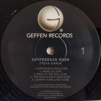 LP Steve Earle: Copperhead Road